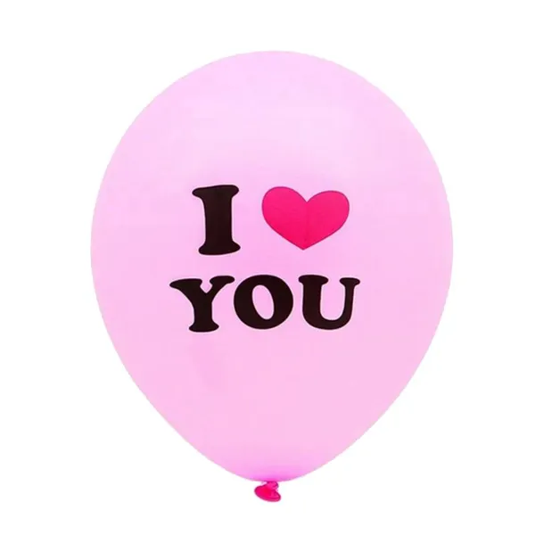 Will You Marry Me/Just Married/Mr and Mrs/I Love You/Helium Printed Heart Latex Globo Balloon Balloon for Wedding Decoration photo-2