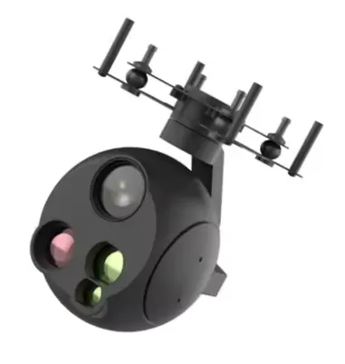T100 25mm View Target Positioning Pod Uav Camera Infrared Three Axis Three Light Drone Gimbal Camera photo-3