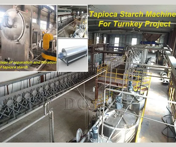 2-40 TPH Different Capacity Cassava Starch Processing Machine Starch Extraction Equipment Amidon De Manioc Production Line for Sale photo-5