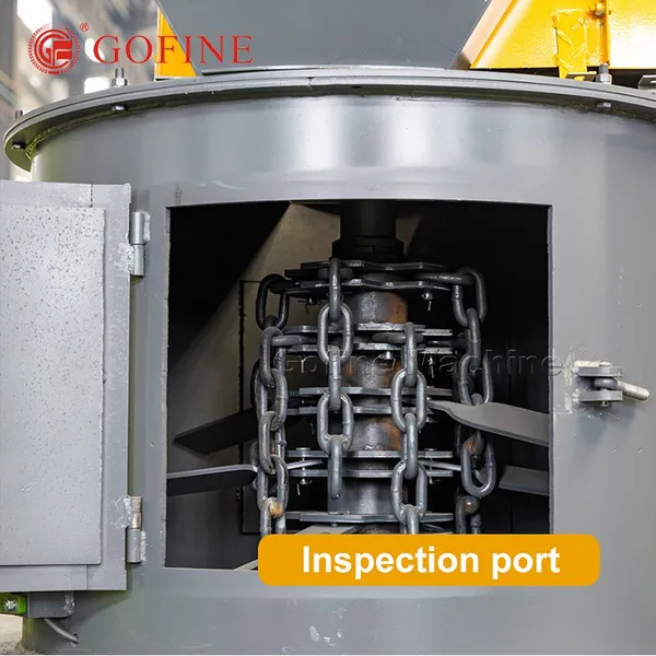 Animal Manure Organic Fertilizer Pulverizer For Fertilizer Production Line photo-3