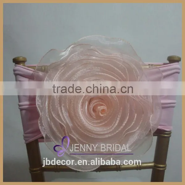 C116(2) From China Factory Custom Green Color Elastic Chair Sash With Band photo-3