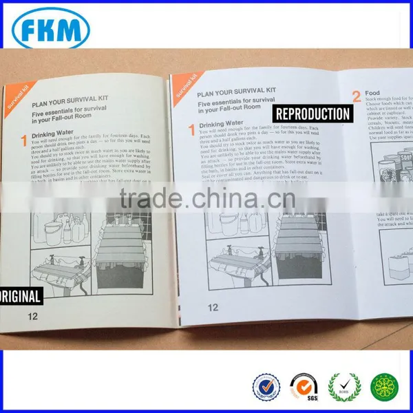 Factory Directly Sale A3 A4 A5 A6 Booklet Printing in China photo-3