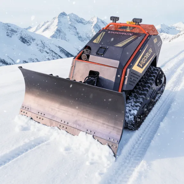 Industrial Remote Control Angle Snow Plow With 4-Stroke Engine (MTSK1000 Petrol Snow Blade)