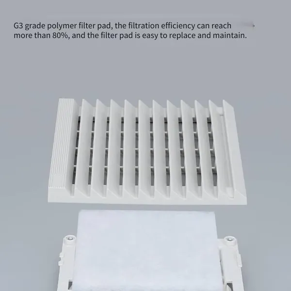 Axial Flow Fan Ventilation Filter Screen Set, Dust-proof and Heat-dissipating Fan Louver Mesh Cover for Cabinets, Electrical Control Distribution Boxes. Zl-801, 801.230 photo-3