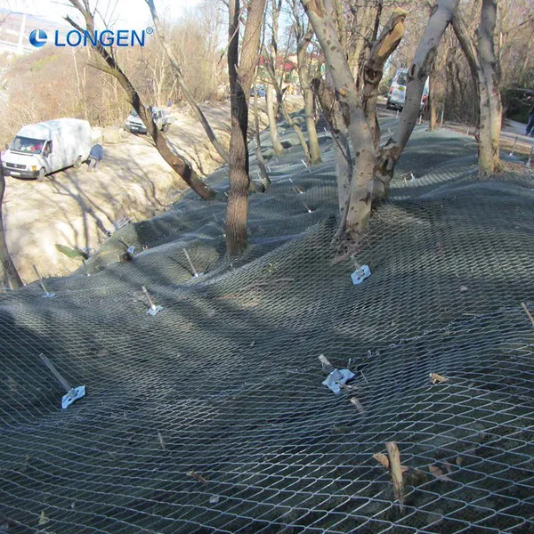 Rockfall Netting G80 4 1770Mpa High Tensile Strength Rockfall Netting Galvanized High Tensile Wire Mesh for Slope Stabilization photo-3