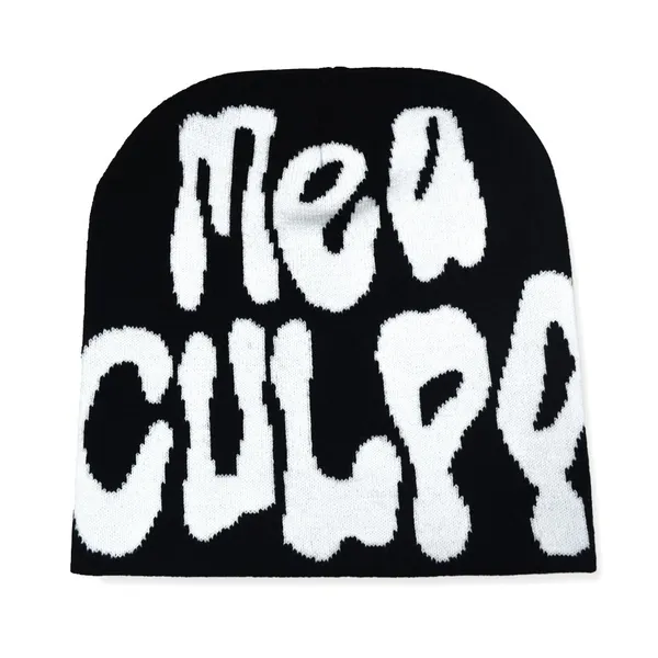 Colorful Jacquard Knit Beanie Hat Soft Warm Stretch Winter Skull Cap Custom Knitted Headwear photo-2
