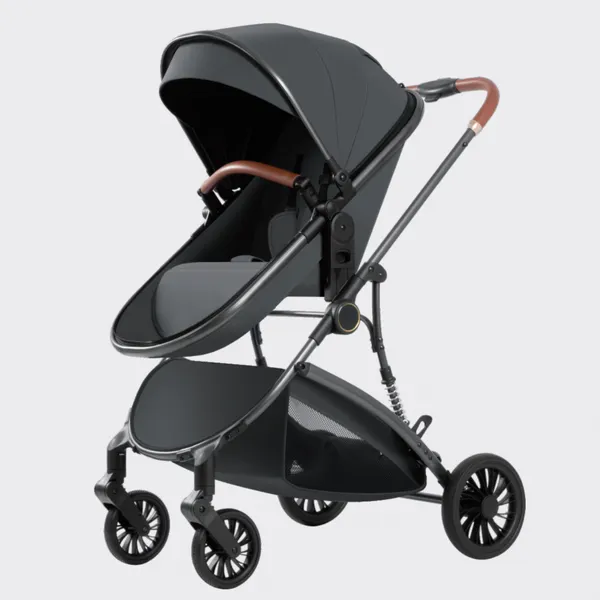 Factory Price Compact Baby Stroller Lightweight Easy Folding Baby Pushchair Adjustable Backrest Pram Portable Buggy
