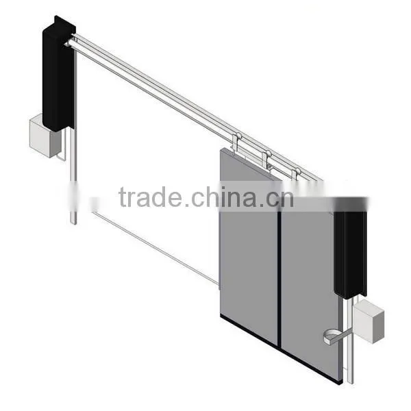 Double-leafed Sliding Cold Room Door With Stainless Steel photo-2