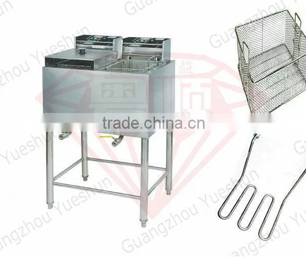 China Factory Wholesale 2 Tank 2 Basket Economical Commercial Electric Deep Fryer photo-3
