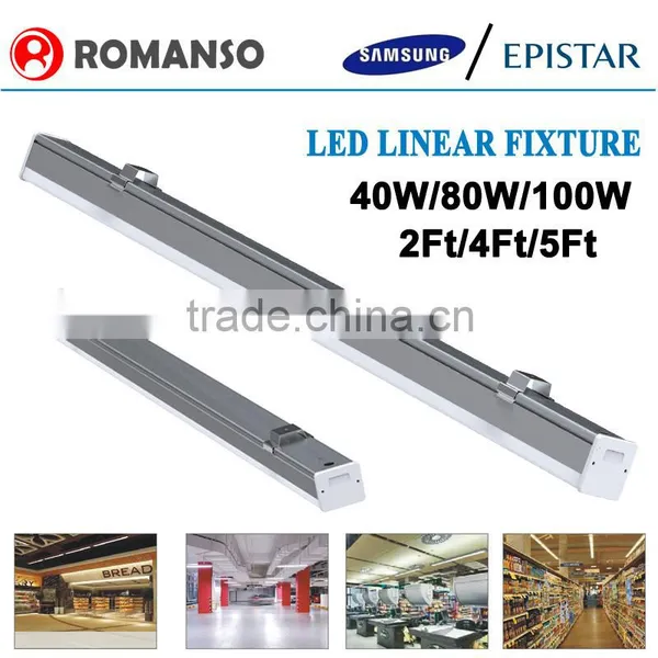 220v Linear Lighting 200 Degree LED Batten Lights With 3 Years Warranty photo-3