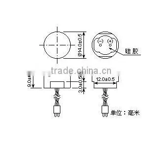 High Quality Waterproof Ultrasonic Sensor NU48B14TR-3 photo-2