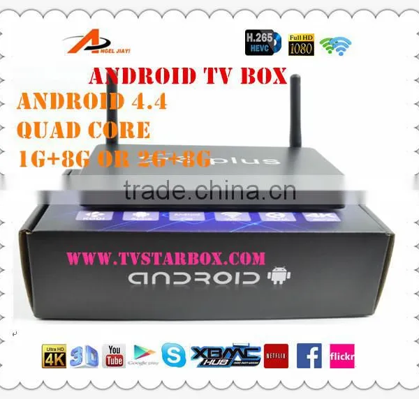 best qulaity android internet stream tv box i6splus android smart tv box 1g+8g h3 quad core android tv box