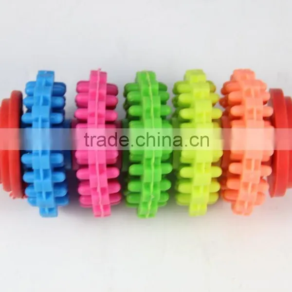 Wholesale Thermoplastic Rubber Colorful Wheel Toy Dog Chews Dog Supplies Pet Supplies photo-3