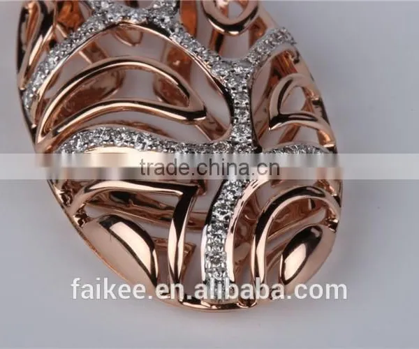 Top Sale Gold Pendant Designs Beautiful 925 Sterling Silver Jewelry Gold Plated Dubai Pendant Necklace photo-2