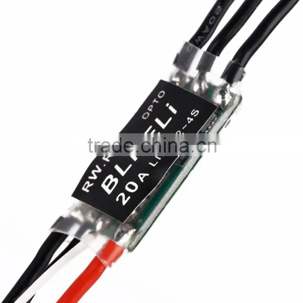 RW.RC 20A BLHeli 14.2 OPTO 2-4s ESC For QAV250 Multicopter photo-2