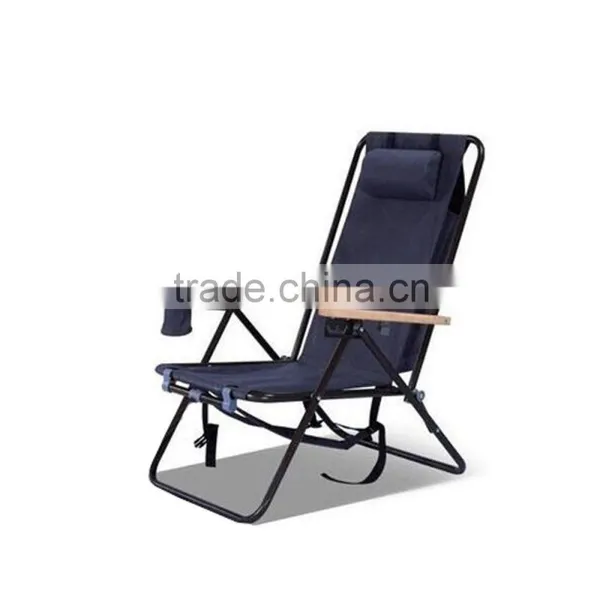 Wholesale Furniture Beach Chair Storage Foldable Outdoor Folding Reclining Beach Chair Quality Choice photo-3