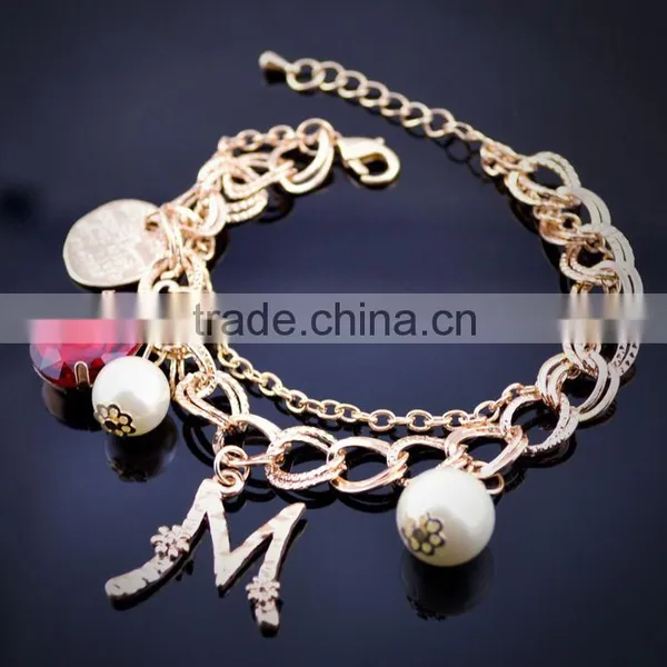 Fashion Bracelets & Bangles Pulseira Feminina Simulated Pearl Crystal Bracelets for Women Pulseras photo-4