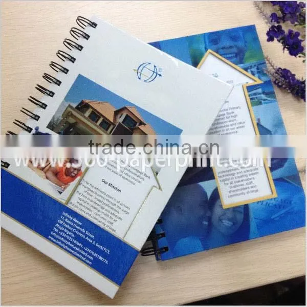 Notebook Spiral Wire Custom Printed Spiral Notebook With Color Pages photo-2