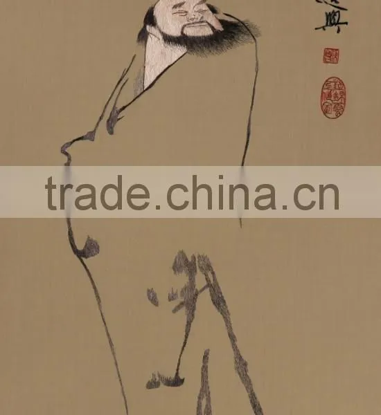 100% Silk Embroidery Handmade Art
