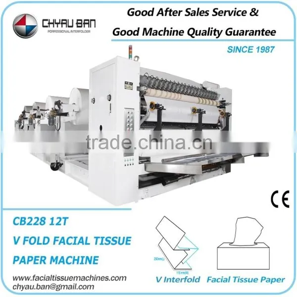 CE Security System Facial Tissue Processing Machine Paper Machine