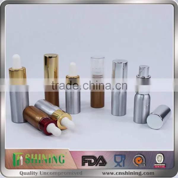 1oz Metail Silver Bottle With Child Proof Dropper 18mm/aluminum E-juice Dropper Bottle 30ml photo-4