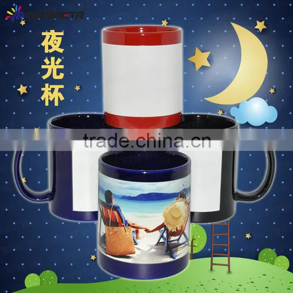 11oz Red Luminous Coffee Mug photo-3