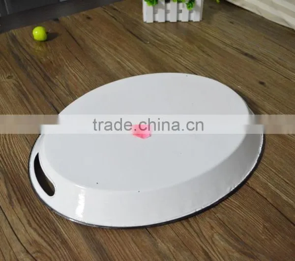 Oval Travel Tray, Metal Tray photo-3