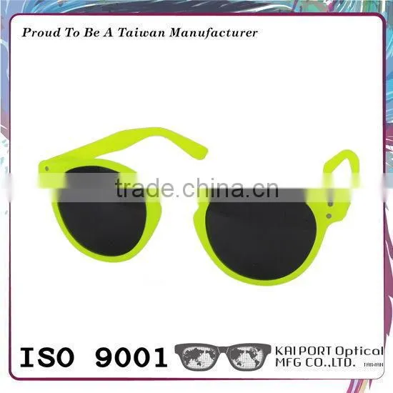 Fashionable Neon Color Design Dark Gray uv Protective Lens pc Material Vintage Sunglasses for Wholesale photo-4