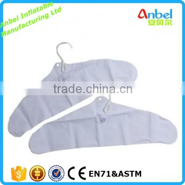 Portable White Color Inflatable Cloth Hanger PVC Coat Hanger for Drip-Drying Shirts photo-6