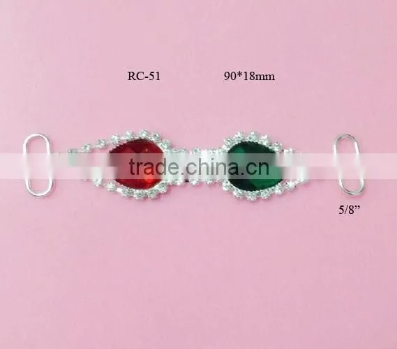 Stock Hot Selling Factory Price Rhinestone Connector for Headband/hairwear(RC-51) photo-2