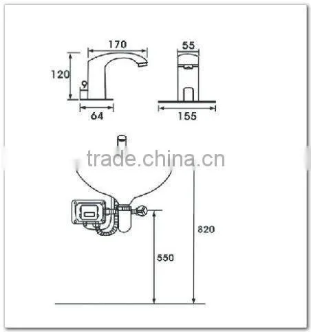 Basin Automatic Water Tap,sensor Faucet QH0102 photo-5