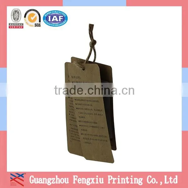 Paper Hangtag With Logo Printed for Garment photo-3