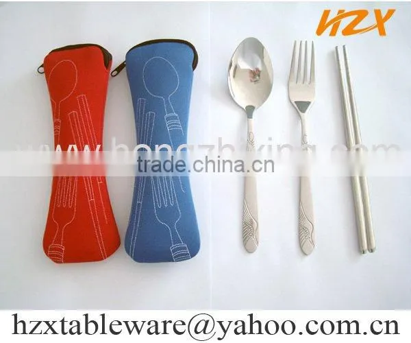 Travel set - spoon, fork, chopstick