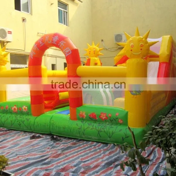 Special Commercial Inflatable Bouncer Castle With Slide and Basketball Hoop photo-2