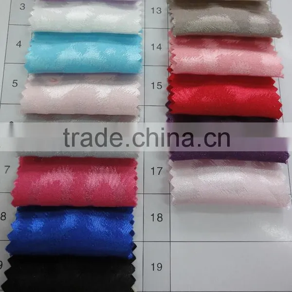 100% Polyester Silk Satin Jacquard Fabric photo-2