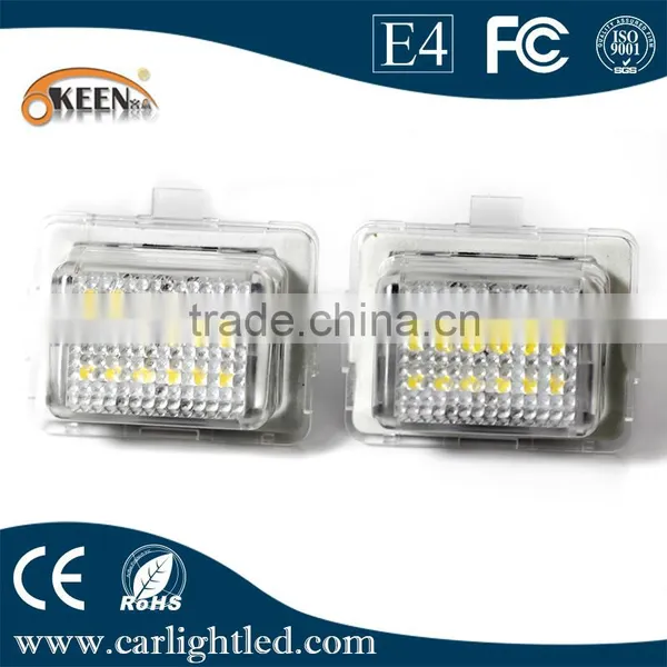 DC12V-30V ABS Materials Led License Plate Light Bolts Led License Plate Lamp Truck for B Enz photo-2