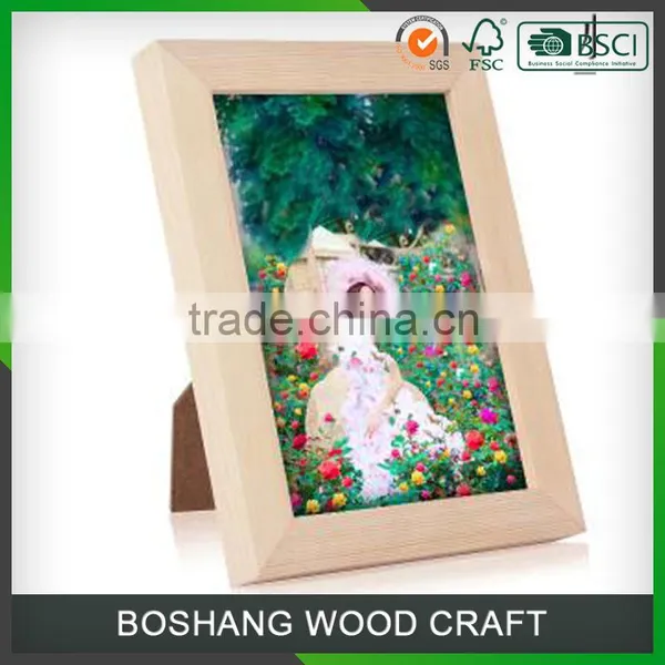 Custom Table Natural Wood Picture Frame photo-2