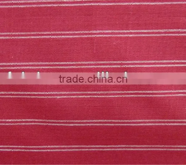 Yarn Dyed Linen Cotton Fabric