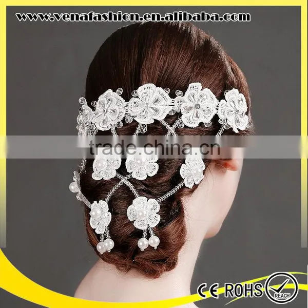 Knitted Hair Bands With Flower Girl Hair Bands for Women photo-5