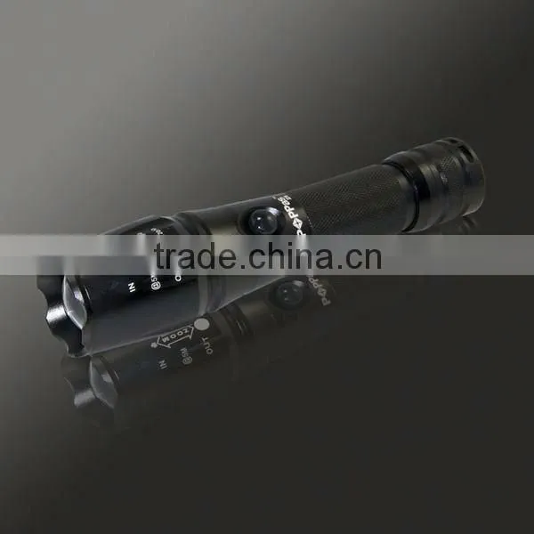 868 2015 New Led Flashlight Hot Sale Aluminum Zoomable Rechargeable XML T6 Led Flashlight photo-5