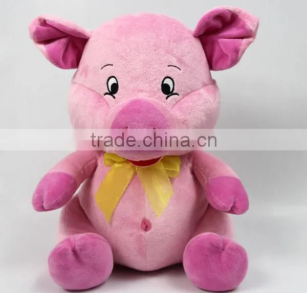 Luckiplus Hot Sale First Class Adorable Pink Pig Family Safe Technology Toy For Kids photo-3