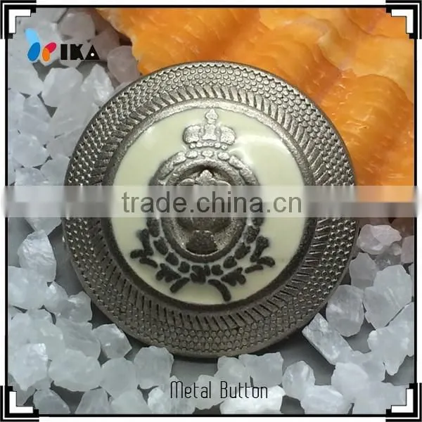 Fancy Metal Buttons, Custom Circle Metal Shank Button