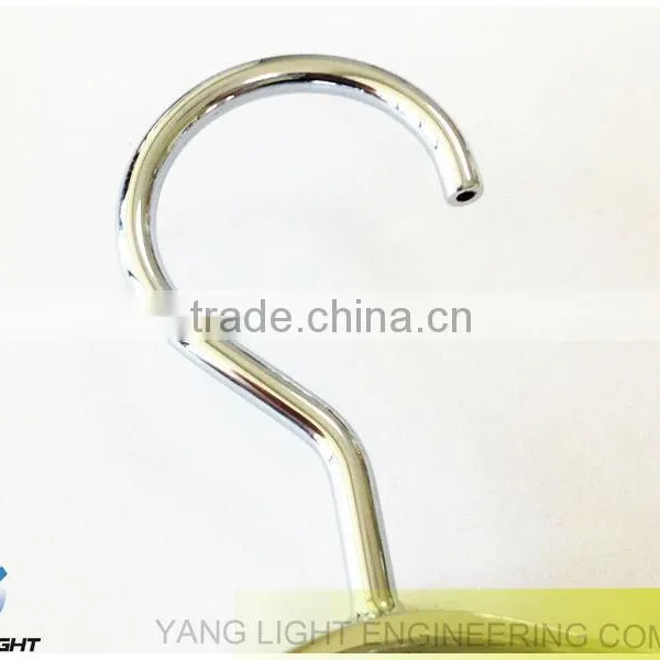 Taiwan Manufacturer Excellence Made Alloy Steel 4130 Stamping Bending Chrome Plated J Shape Clothe Hanger photo-4