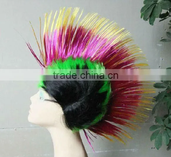 Pretty Cheap Colorful Japanese Party Wig Cockscomb Wig photo-2
