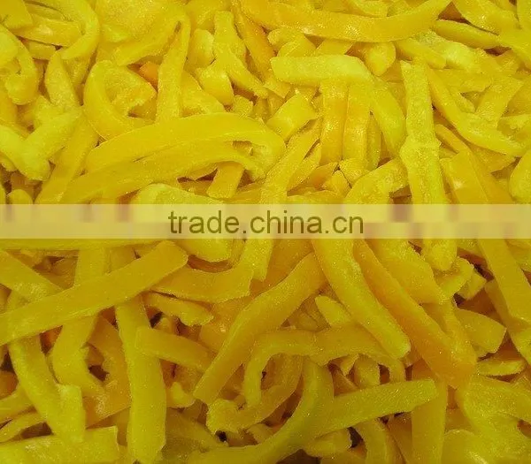 Supply IQF Yellow Pepper Sliced With Good Quality photo-4