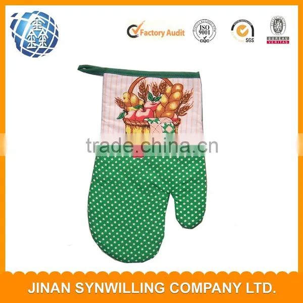 Custom Oven Gloves Cotton Cloth Print Souvenir Heated Gloves photo-5