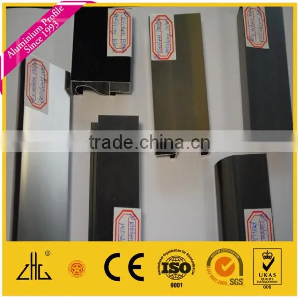 WOW!! Wood Grain Aluminum Extrusion Profile for Window and Kitchen Cabinet Series for Libya photo-2