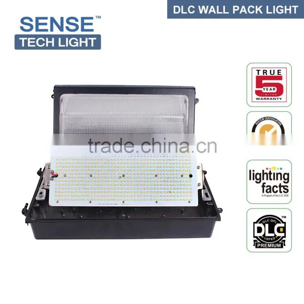 DLC Approved High Lumen Outdoor Lighting 60W LED Wall Pack Light photo-3