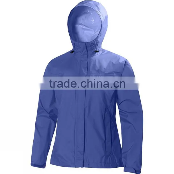 Waterproof Polyester Rain Jacket for Women