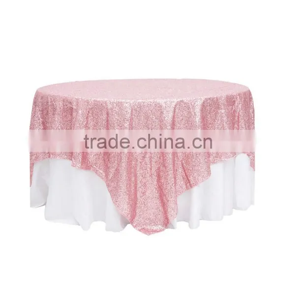 3MM Sequin Fabric Square Table Overlay photo-5